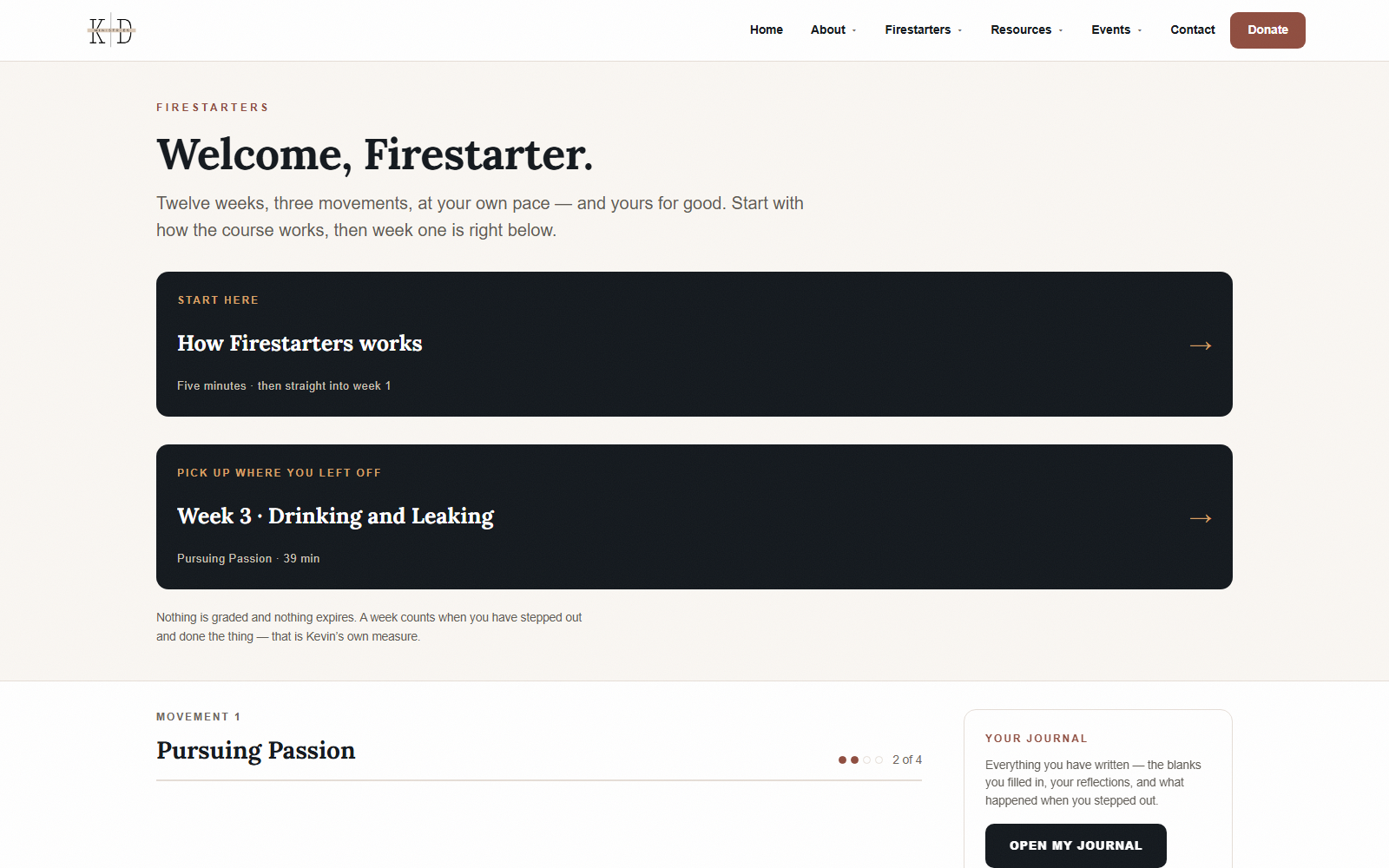 Firestarters eCourse - Image 4
