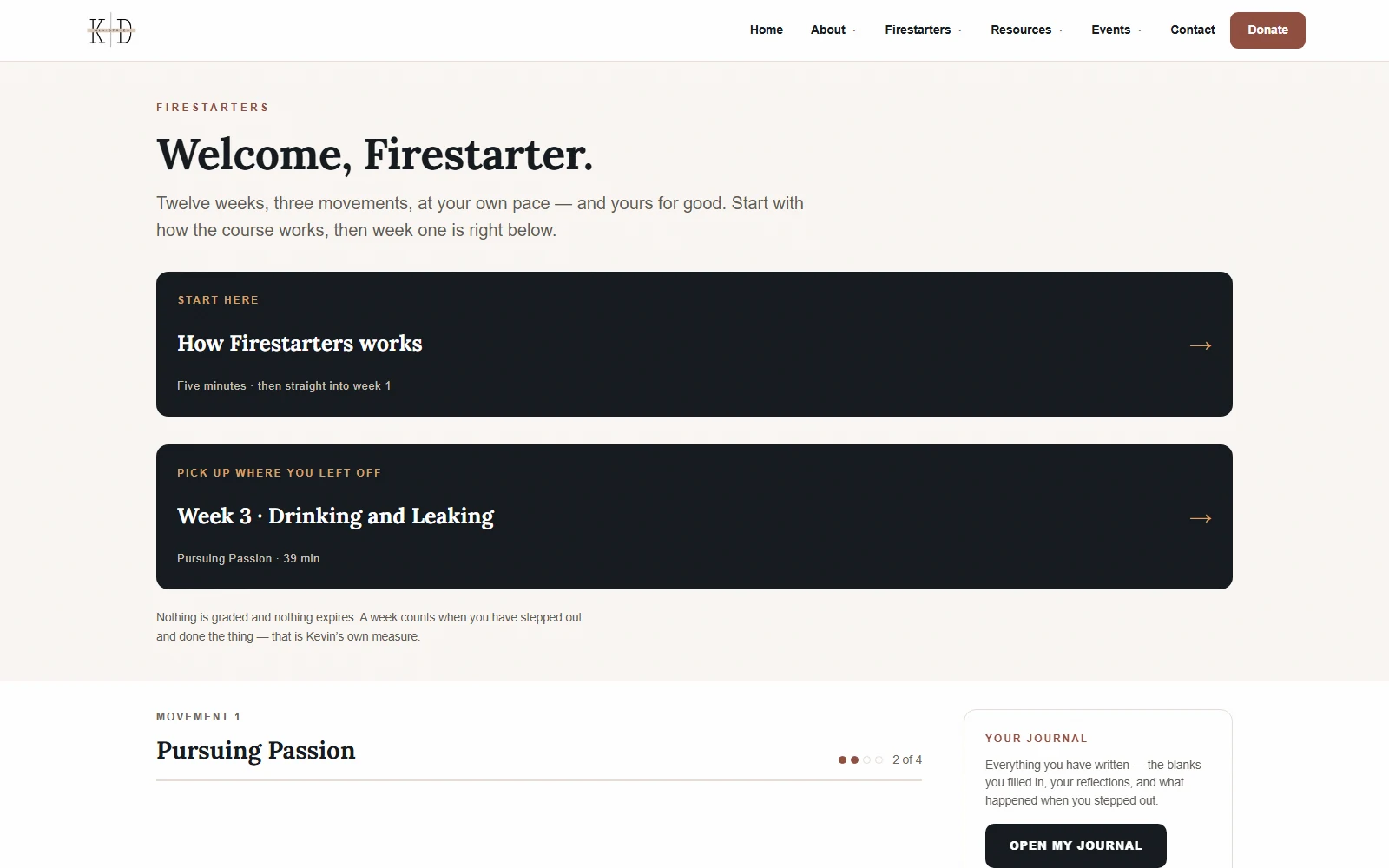 Firestarters eCourse - Image 3