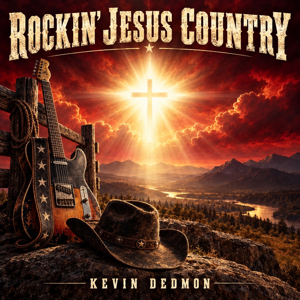 Rockin' Jesus Country by Kevin Dedmon, album cover